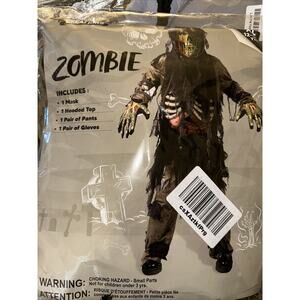 Spooktacular Creations Living Dead Zombie Costume XL 12-14 Years Old Kids